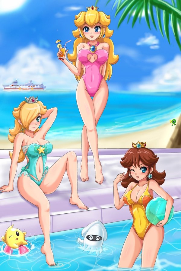 600px x 898px - Super Mario Princess Trajecitos | mario girls | Luscious Hentai Manga & Porn
