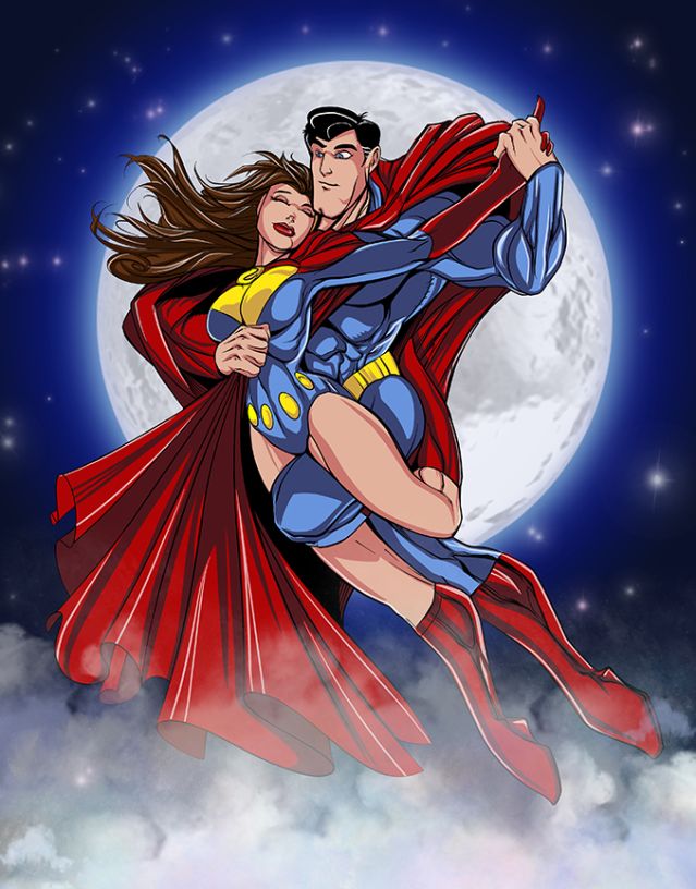 Sexy Superman - Lois Lane & Superman | Sexy Superwoman Art | Luscious Hentai Manga & Porn