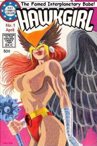 Hawkgirl Porn - Hawkgirl Fake Comic Cover | Hawkgirl Porn | Luscious Hentai Manga & Porn