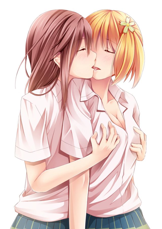 Cute Art Anime Kissing 1070133 | Anime Girls, Yuri, and Ecchi | Luscious  Hentai Manga & Porn