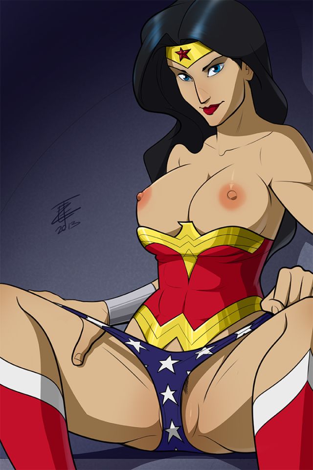 Big Breasts & Star Spangled Panties | Wonder Woman Porn | Luscious Hentai  Manga & Porn