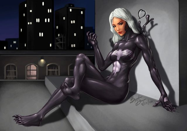 Black Cat She Venom Porn - Black Cat Symbiote Transformation | She-Venom Hentai Pics | Luscious Hentai  Manga & Porn