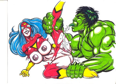 480px x 348px - Incredible Hulk Cunnilingus | Spider-Woman Porn Pics | Luscious Hentai  Manga & Porn