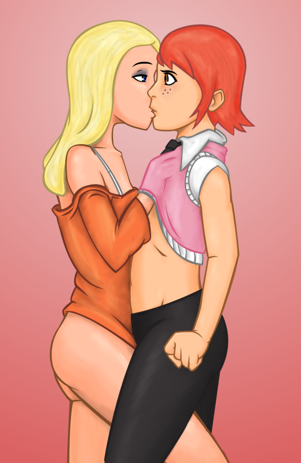 Naked Cartoon Lesbians Kissing - Lesbian Kiss Whitney Stane | Pepper Potts Nude Hentai Art | Luscious Hentai  Manga & Porn