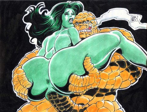 She Hulk Has Sex - Sex With Ben Grimm | She-Hulk Porn Gallery | Luscious Hentai Manga & Porn