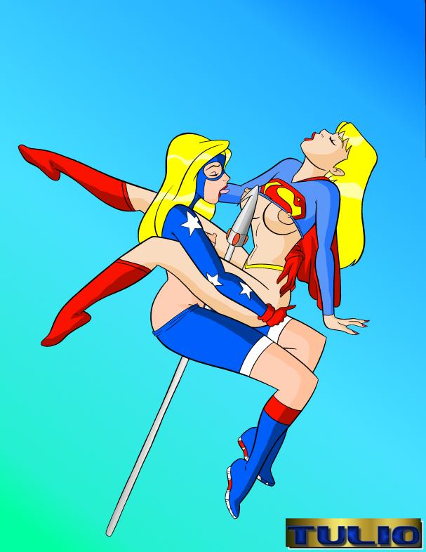 607px x 786px - Stargirl & Supergirl Sex | Justice League Lesbians | Luscious Hentai Manga  & Porn