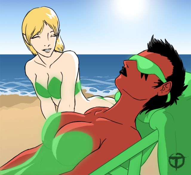 Sunbathing With Arisia Rrab Soranik Natu Nude Green Lantern Pics Luscious Hentai Manga And Porn 4589