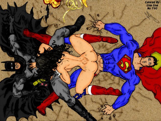 Batman Superman Wonder Woman Justice League Porn - Superman & Batman Fucked By Wonder Woman | Justice League Group Sex |  Luscious Hentai Manga & Porn