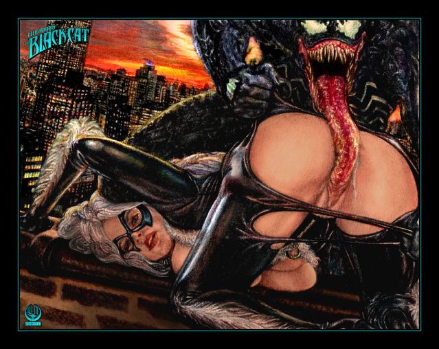 Black Tongue In Pussy - Tongue Fucked By Venom | Black Cat Nude Pussy Pics | Luscious Hentai Manga  & Porn