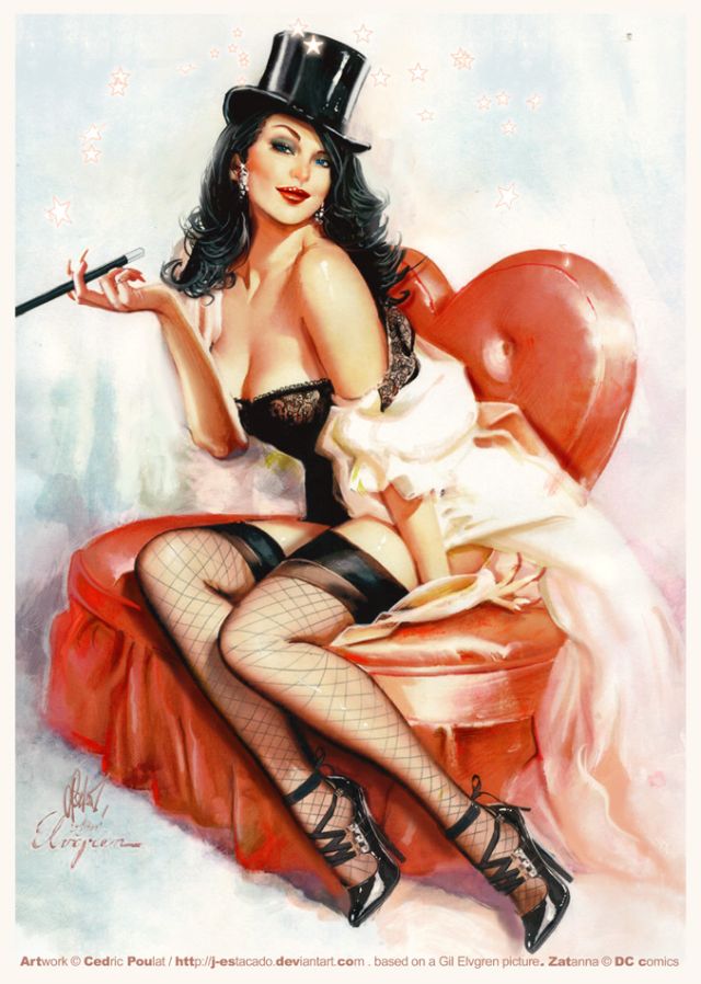 Pin Up Vintage - Vintage Pinup Art | Zatanna Hentai Porn Pics | Luscious Hentai Manga & Porn