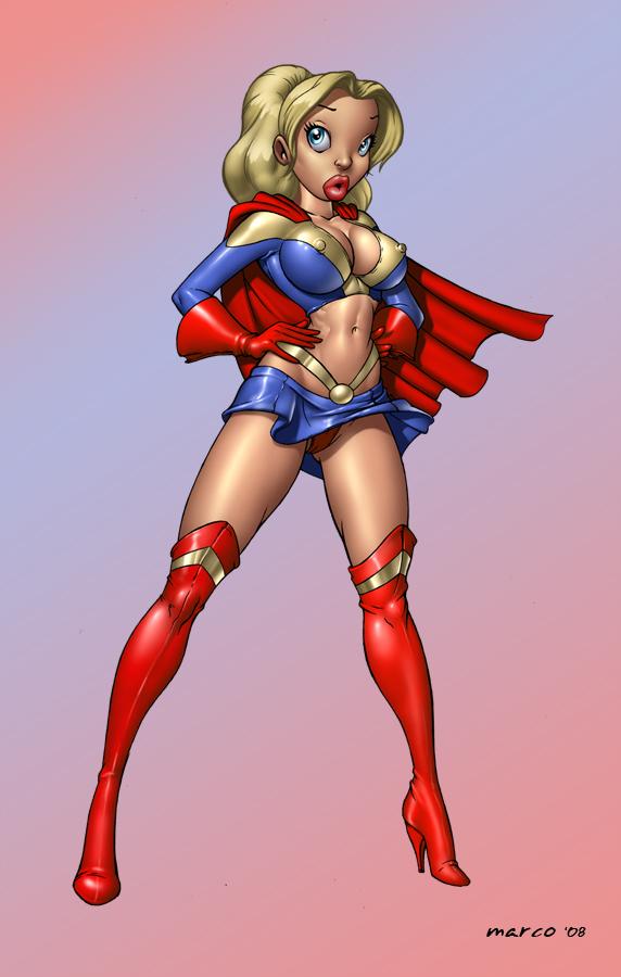 Sexy Superheroes - Sexy Blonde Teen Heroine | Assorted Superhero Porn | Luscious Hentai Manga  & Porn