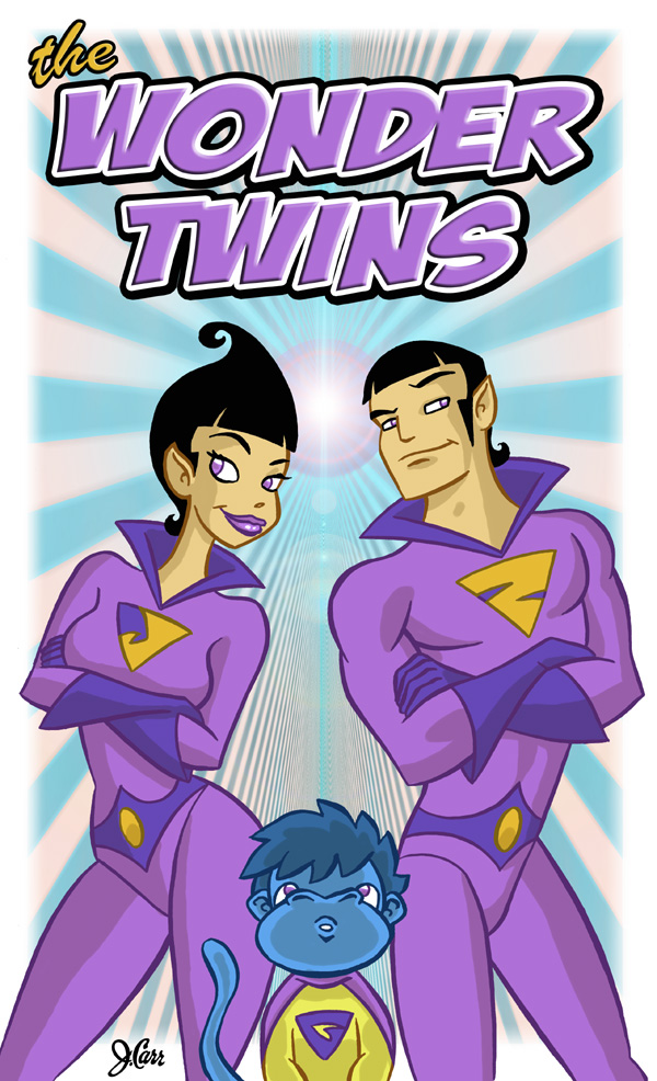 Wonder Twins Cartoon Porn - Wonder Twins Fake Comic Book Cover | Wonder Twins - Zan & Jayna Nude Pics |  Luscious Hentai Manga & Porn