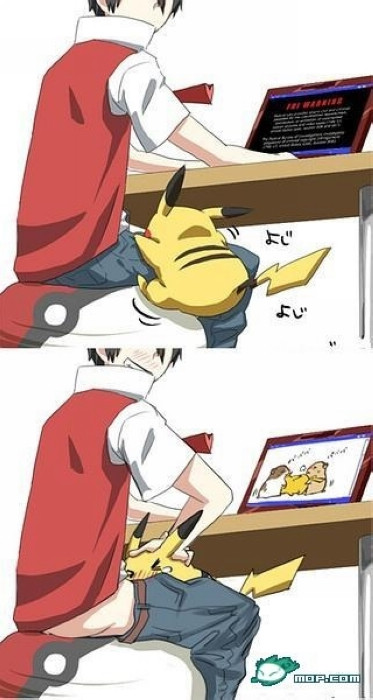 Pokemon Red Porn - 10044 Pikachu Pokemon Red | Huge Pokemon Collection (Gay,Bi,Straight) |  Luscious Hentai Manga & Porn