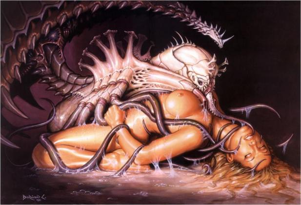 Drawings Sex - Alien Sex Drawings | Extraterrestrial Porn | Luscious Hentai Manga & Porn