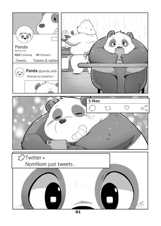 We Bare Bears Porn - 96panda] Raging As An Internet Celebrity â€“ We bare bears | Luscious Hentai  Manga & Porn