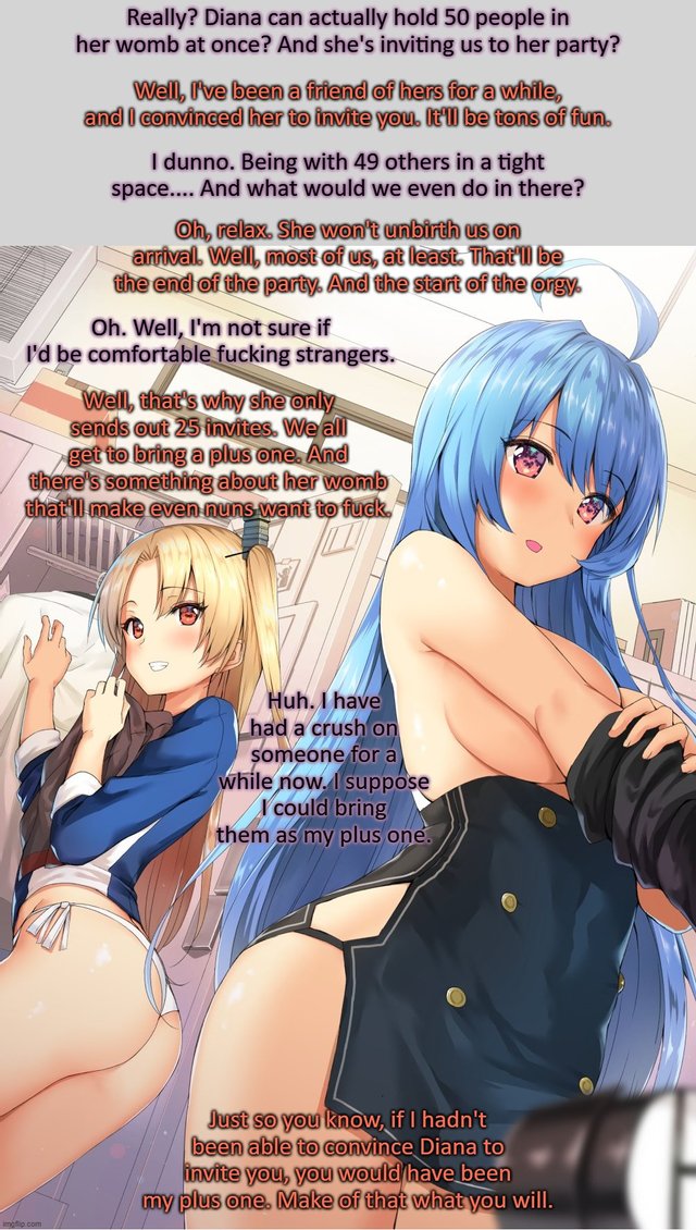 Party In A Womb Unbirth Captions Luscious Hentai Manga And Porn 2326