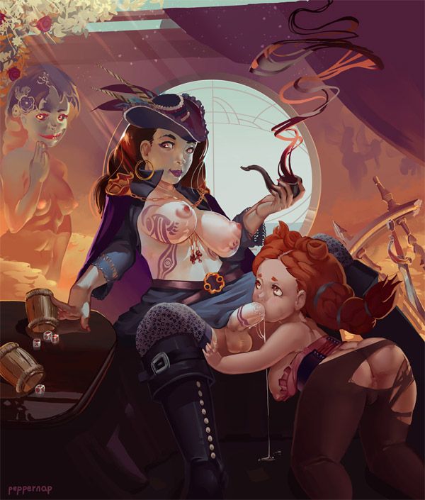 Pirate 3d Fantasy Shemale Porn - A Shemale Pirate Getting Her Dick Sucked | monster/fantasy | Luscious  Hentai Manga & Porn