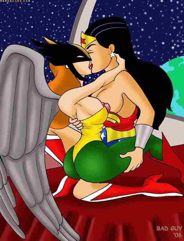 Wonder Woman Lesbian Hentai - Hawkgirl lesbian porn comics - Best adult videos and photos