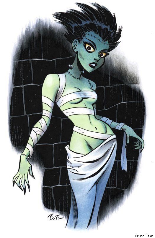525px x 802px - Bride Of Frankenstein Cartoon Art | Frankenstein Girls | Luscious Hentai  Manga & Porn