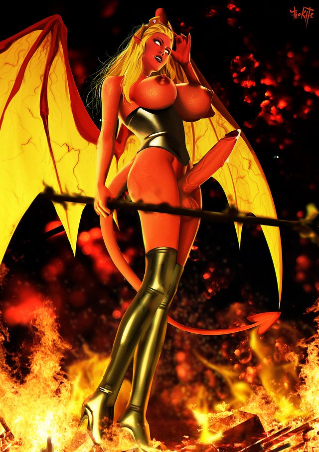 Fire Demon Porn - Futa Royalty In Hell | Futa Demon Porn | Luscious Hentai Manga & Porn