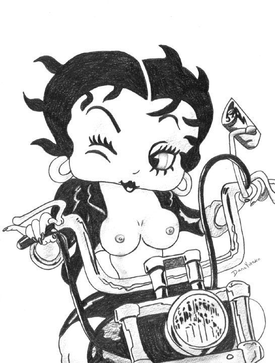 Betty Boop Topless Motorcycle Ride Betty Boop Rules 34 Pics Luscious Hentai Manga And Porn 6560