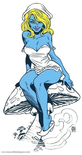 The Smurfs Porn Drawings - Smurfette Sex Pics | Luscious Hentai Manga & Porn