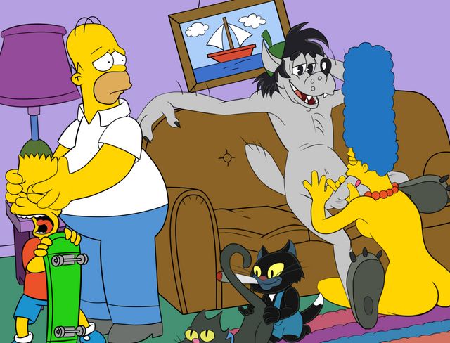 Marge Simpson Springfield Blowjob | Marge Simpson's Oral Obsession |  Luscious Hentai Manga & Porn