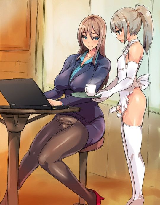 Futanari Office Porn 2 Futa Boss Bitches Luscious Hentai Manga And Porn 1943