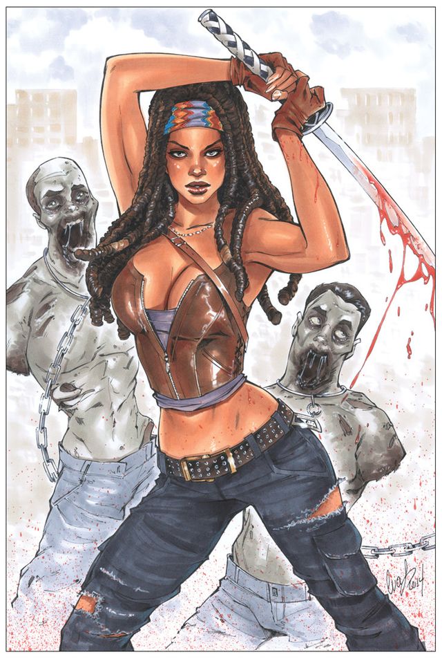 Walking Dead Nude 1 Michonne Pinups And Porn Luscious Hentai Manga And Porn 2109