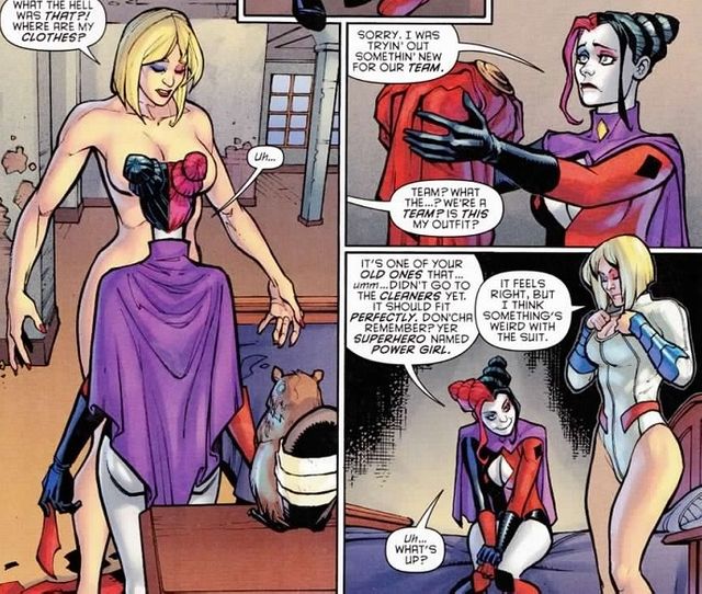 640px x 542px - Comic Book Art Power Girl And Harley Quinn | Power Girl and Harley Quinn  Collection | Luscious Hentai Manga & Porn