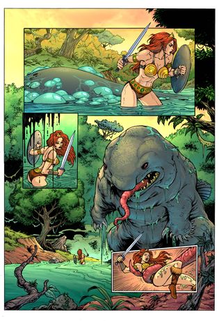 Monster Fish Porn - Teela vs Ugly Giant Fish | Luscious Hentai Manga & Porn