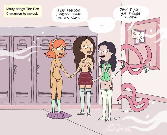 Jessica And Sex Crazed Teens Rick And Morty Jessica Rule 34 Rick And Morty Luscious Hentai 5587