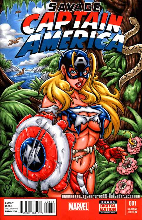 Cartoon Porn American Dream - American Dream Alternate Savage Land Costume | American Dream Patriotic Porn  Pics | Luscious Hentai Manga & Porn