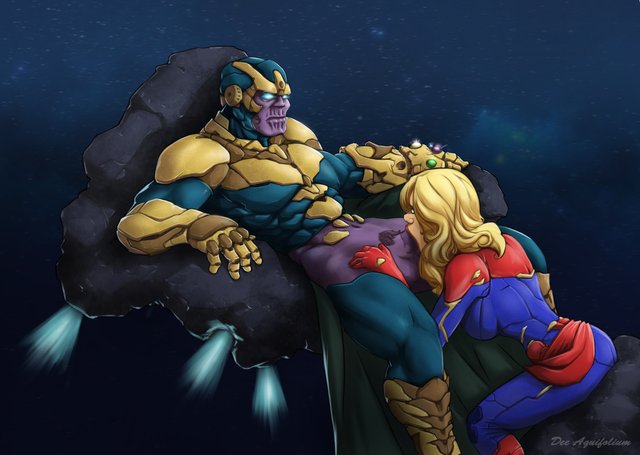 Captain Marvel Fucks Thanos 11 Captain Marvel Loves Thanos Luscious Hentai Manga And Porn