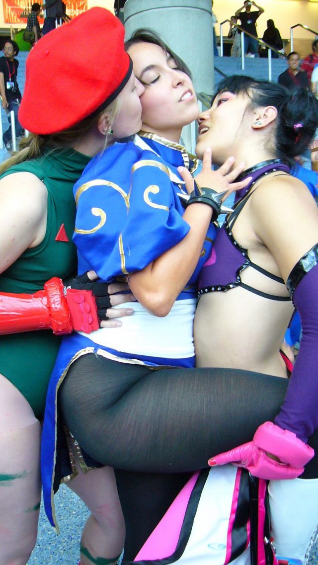 640px x 1137px - Street Fighter Cosplay Lesbian Threesome | Street Fighter Lesbians |  Luscious Hentai Manga & Porn