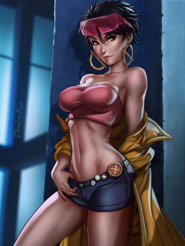 Sexy Pinup Drawings - Jubilee Sexy Pinup Art | Jubilee Porn Images | Luscious Hentai Manga & Porn