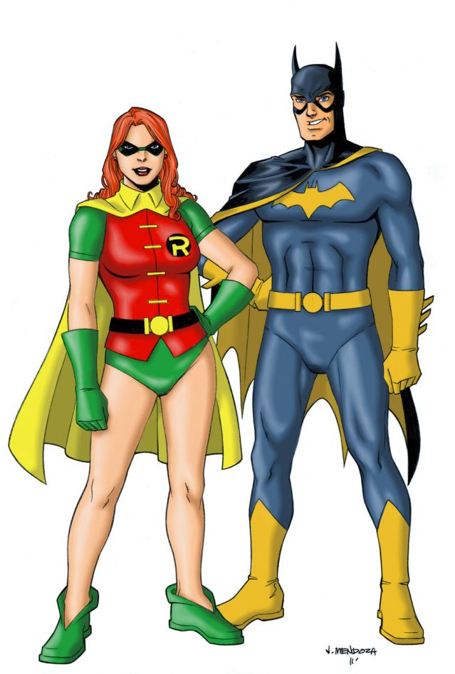 Batman Batgirl And Robin Porn - Batgirl As Robin | Female Robin XXX Images | Luscious Hentai Manga & Porn