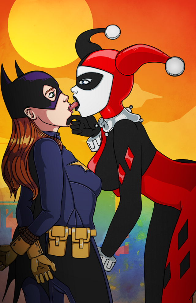 640px x 987px - Harley Quinn French Kisses Batgirl | Gotham City Lesbians | Luscious Hentai  Manga & Porn