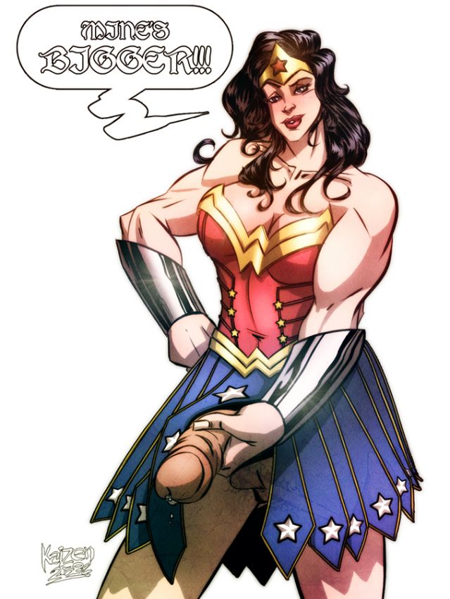 Big Fat Dick Shemale Cartoon - Wonder Woman Thick Cock | Big Dick Shemale Heroines | Luscious Hentai Manga  & Porn