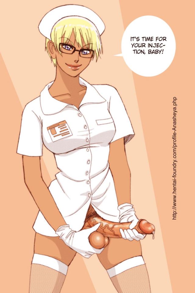 Shemale On Shemale Nurses - Shemale Nurse With Glasses | Futa Nurse Porn | Luscious Hentai Manga & Porn