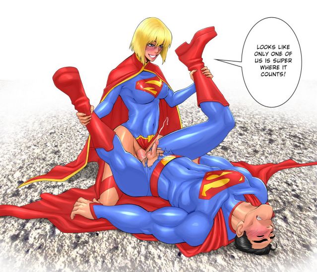 Shemale Superman - Supergirl Fucks Superman | Big Dick Shemale Heroines | Luscious Hentai  Manga & Porn