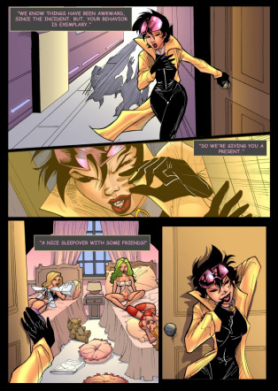 314px x 442px - Attack of the Lesbian Superhero Vampires | Luscious Hentai Manga & Porn