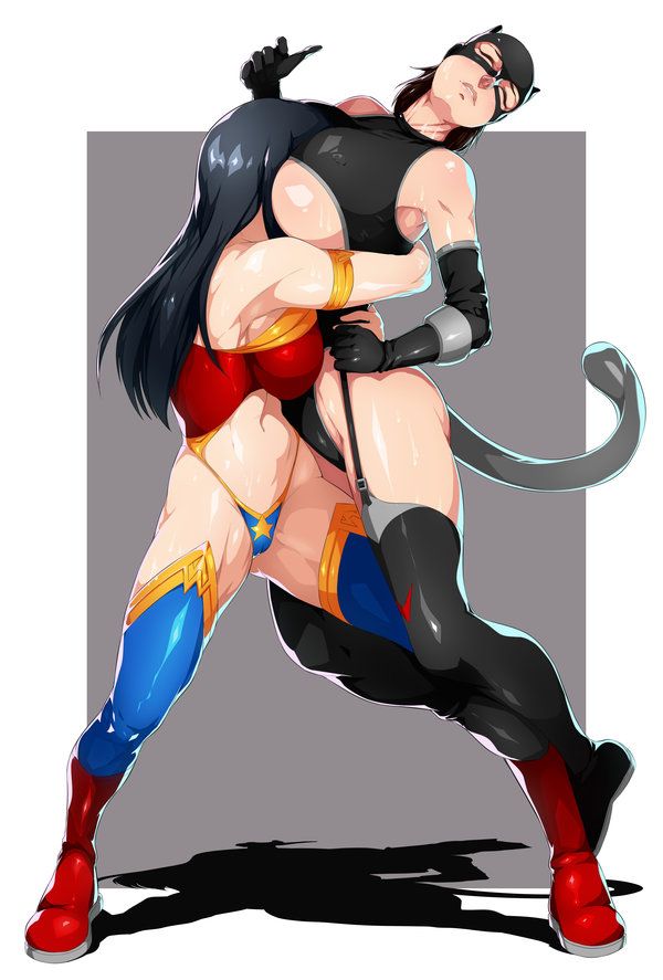 600px x 887px - Wonder Woman Bearhugs Catwoman | Superhero Catfights Female Wrestling &  Combat | Luscious Hentai Manga & Porn