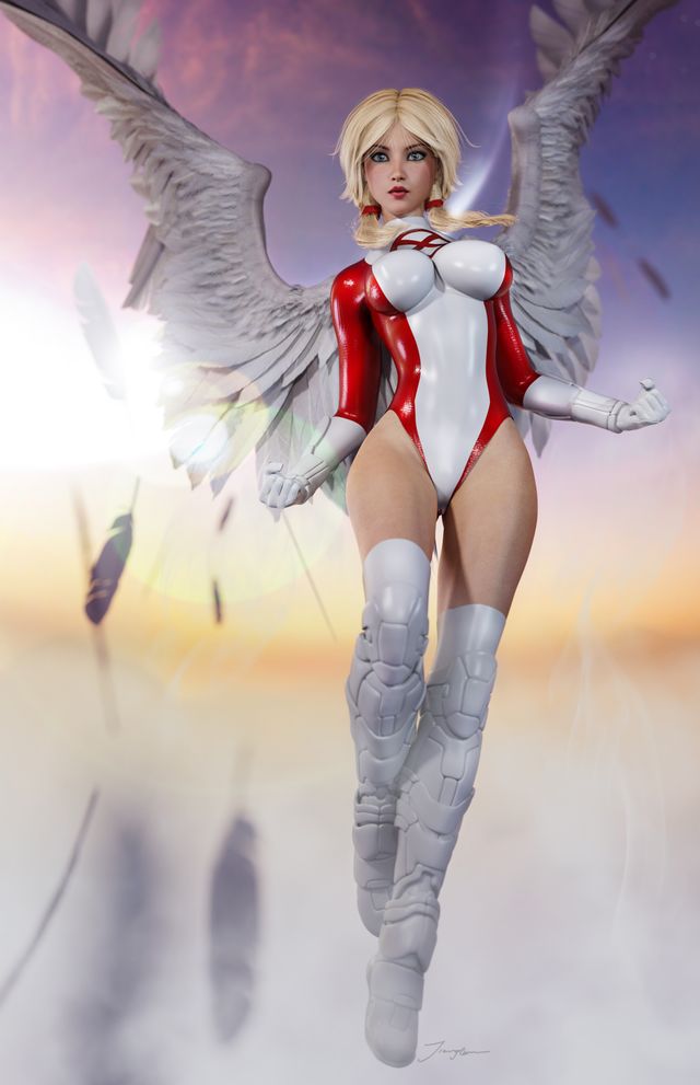 640px x 991px - Gender Bender Angel 3D Art | Gender Bender Superhero Sex Change | Luscious Hentai  Manga & Porn