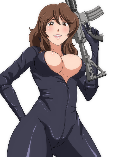 Fujiko With A Big Gun Lupin Iii Fujiko Mine Hentai Luscious Hentai 