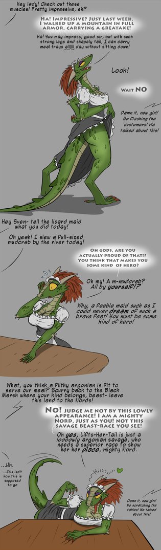 Sexy Argonian Maid Porn - Lusty Argonian Maidd | Luscious Hentai Manga & Porn