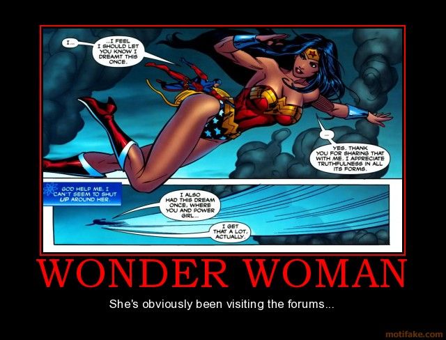 42 Wonder Woman Atom Wonder Woman Dreams Power Girl Demotivational Poster  1236140165 | Motivational Posters: Wonder Woman | Luscious Hentai Manga &  Porn