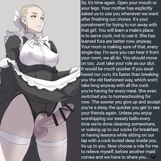 Maid Captions - Futanari Maid Captions | Luscious Hentai Manga & Porn