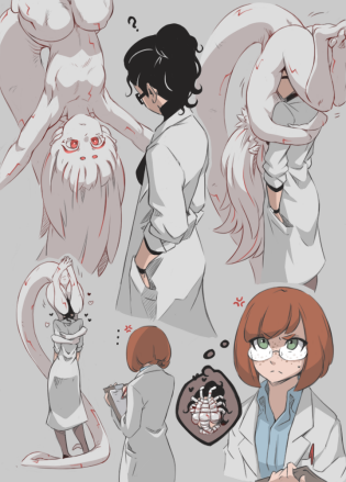 315px x 439px - lil Alien Girl and Scientist Lady | Luscious Hentai Manga & Porn