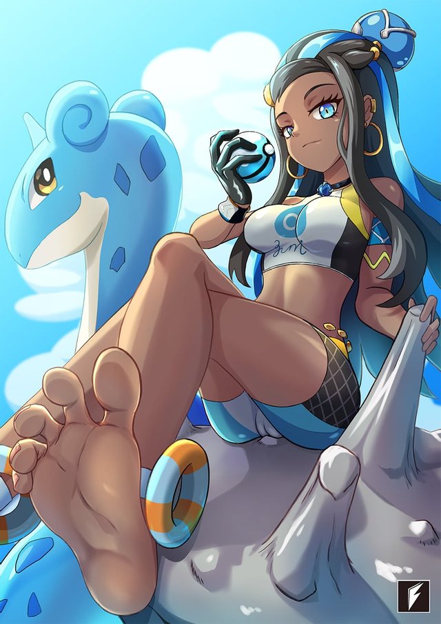 Nessa And Lapras Pokemon And 2 More Drawn By Teng Zhai Zi Sample